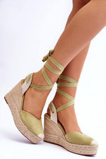  Sandale cu talpă tip pană model 179152 Step in style 