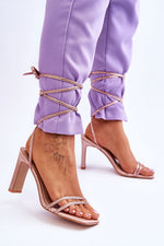  Sandale cu şiret model 179622 Step in style 