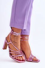  Sandale cu şiret model 179626 Step in style 