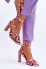  Sandale cu şiret model 179626 Step in style 