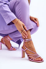  Sandale cu şiret model 179626 Step in style 