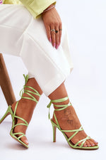  Sandale cu şiret model 179628 Step in style 