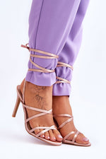  Sandale cu şiret model 179630 Step in style 