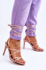  Sandale cu şiret model 179630 Step in style 