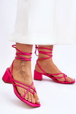 Sandale cu şiret model 180119 Step in style 