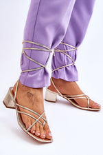  Sandale cu şiret model 180121 Step in style 